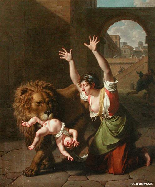 Nicolas-Andre Monsiau Le Lion de Florence China oil painting art